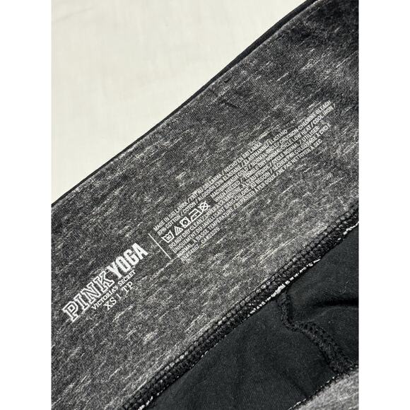 PINK Victoria’s Secret XS Black High Rise Leggings Colorblock Athletic - Picture 6 of 8